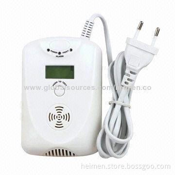 100-240V AC Independent Gas Leakage Detector with LED, High-reliability Nemoto Catalytic Sensor